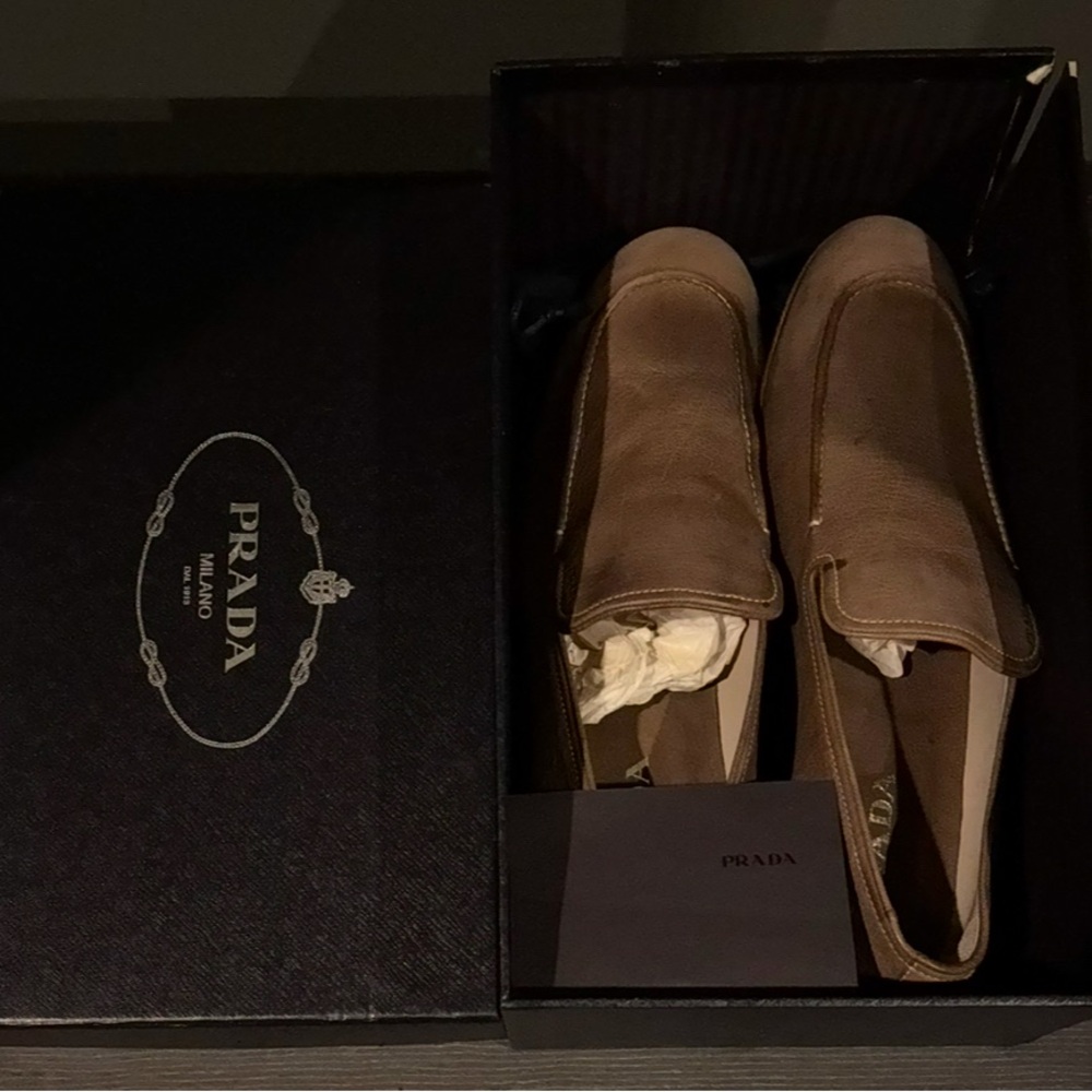 PRADA Mud Loafers SIZE 10